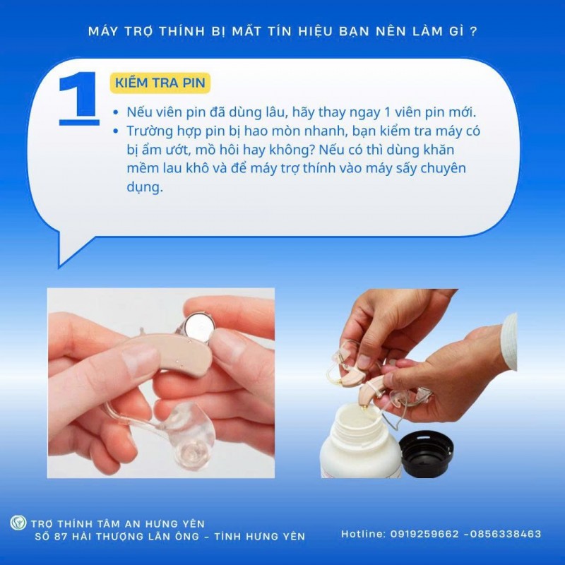 Máy trợ thính bị mất tín hiệu, bạn nên làm gì?