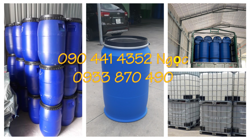 Bán thùng phuy nhựa 120 lít đựng dầu nhớt, thùng phi nhựa 220 lít làm bè đánh cá 