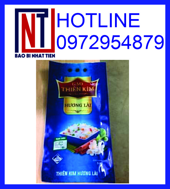 In túi PA đựng gạo, túi đựng gạo 5kg, túi gạo 5kg PA/PE