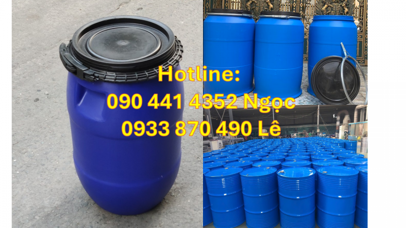 Vỏ thùng phuy sắt 220 lít đựng hóa chất, thùng phi sắt gia công làm bàn ghế 