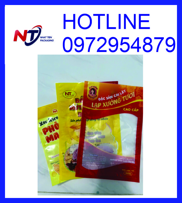 In bao bì đựng lạp xưởng, túi PA đựng lạp xưởng