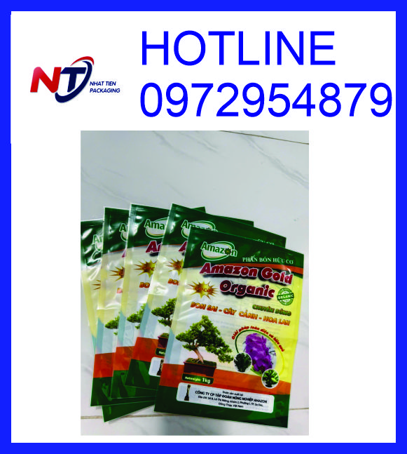 Túi đựng phân bón 1kg, chuyên sản xuất bao bì phân bón 1kg