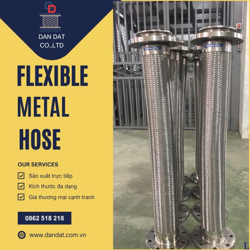 Khớp giãn nở, khớp nối mềm inox 304, ống mềm inox 316 