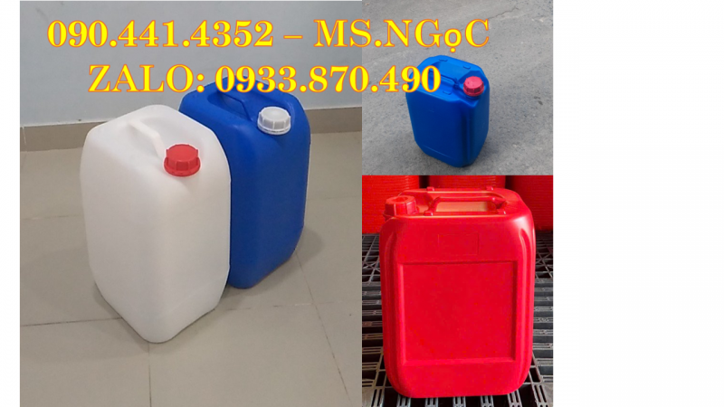Chuyên cung cấp các loại can nhựa đựng hóa chất chất lượng tốt nhất tại TPHCM 