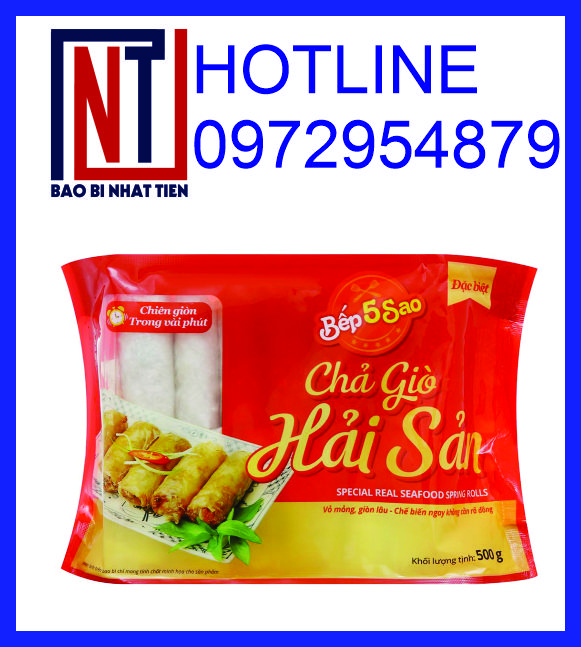 Chuyên sản xuất in ấn bao bì đựng chả giò