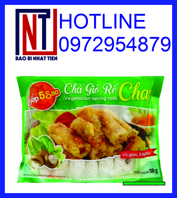 Chuyên sản xuất in ấn bao bì đựng chả giò