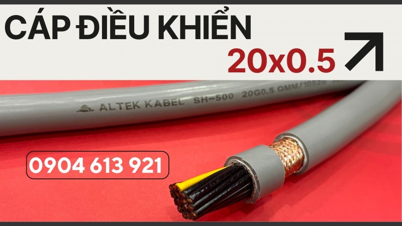 Cáp điều khiển CT-500 20G0.5SQMM hãng Altek Kabel