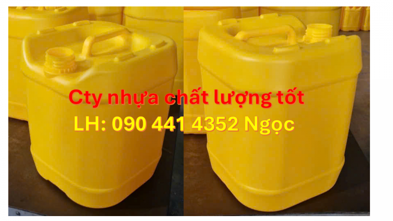 Can nhựa 25 lít đựng dung dịch tách chất, can nhựa 20 lít đựng hóa chất thí nghiệm