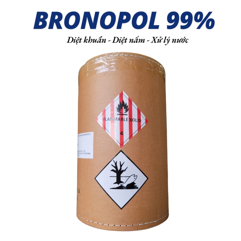 Bronopol 99% - Hoạt chất an toàn thay thế Xanh Malachite - Diệt khuẩn - Diệt nấm - Xử lý nước