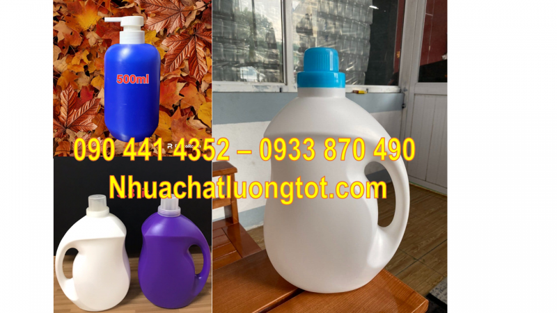 Can nhựa 2 lít đựng tinh dầu chống muỗi, can nhựa 5 lít đựng cồn sát khuẩn 