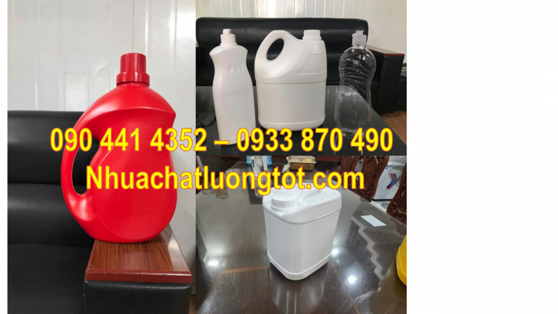 Can nhựa 2 lít đựng tinh dầu chống muỗi, can nhựa 5 lít đựng cồn sát khuẩn 