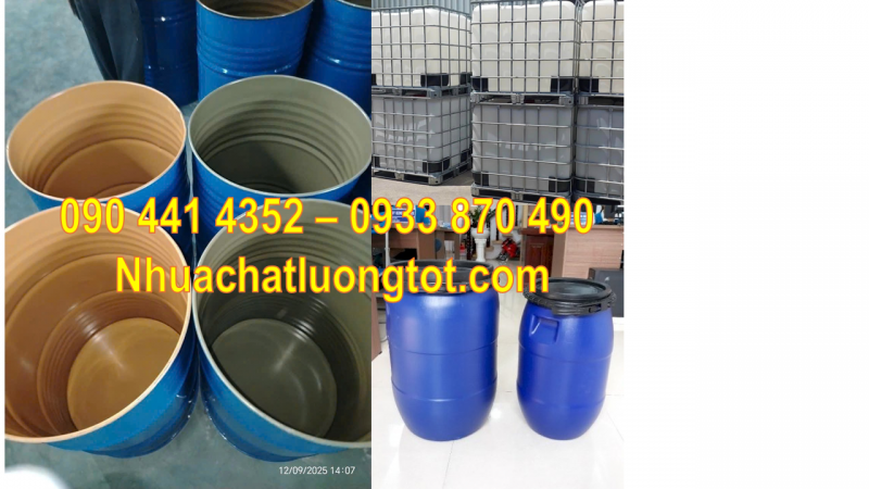 Công ty nhập khẩu thùng phuy sắt mới và gia công lại thùng phuy sắt qua sử dụng TPHCM 