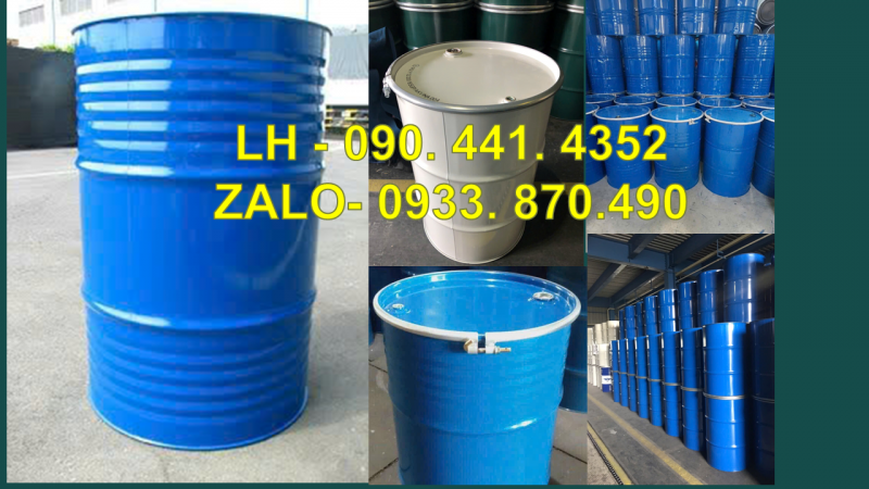 Thùng phi sắt 220 lít nắp hở đựng hóa chất dạng nào? Thùng phuy sắt giá tốt 