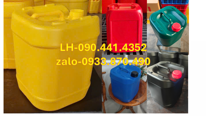 Can nhựa 25 lít chuyên dùng cho hóa chất, can nhựa 20 lít đựng nguyên liệu xây dựng 