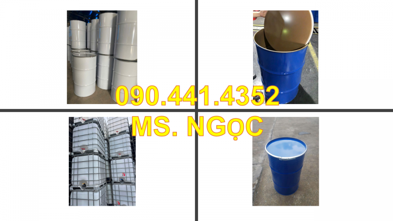 Thùng phuy sắt đựng hóa chất cơ khí, dầu nhờn xe ô tô, nhiên liệu trong gara 