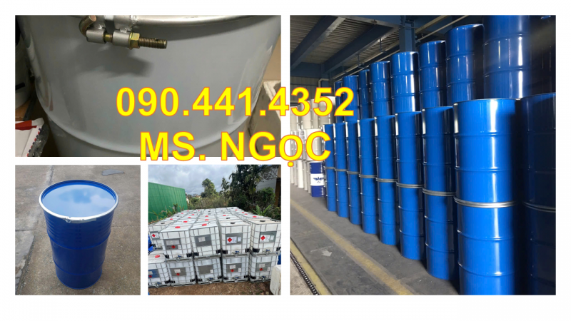 Thùng phuy sắt đựng hóa chất cơ khí, dầu nhờn xe ô tô, nhiên liệu trong gara 