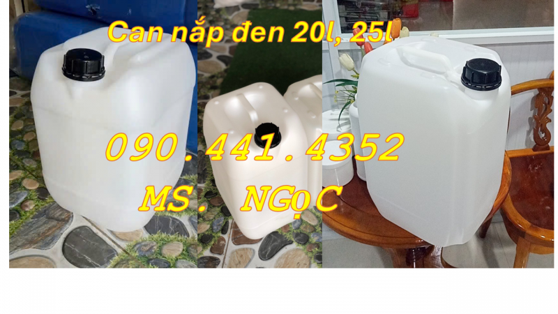 Thùng nhựa vuông 30 lít xanh, can nhựa 25 lít đựng mật ong, can nhựa 20 lít đựng rượu 