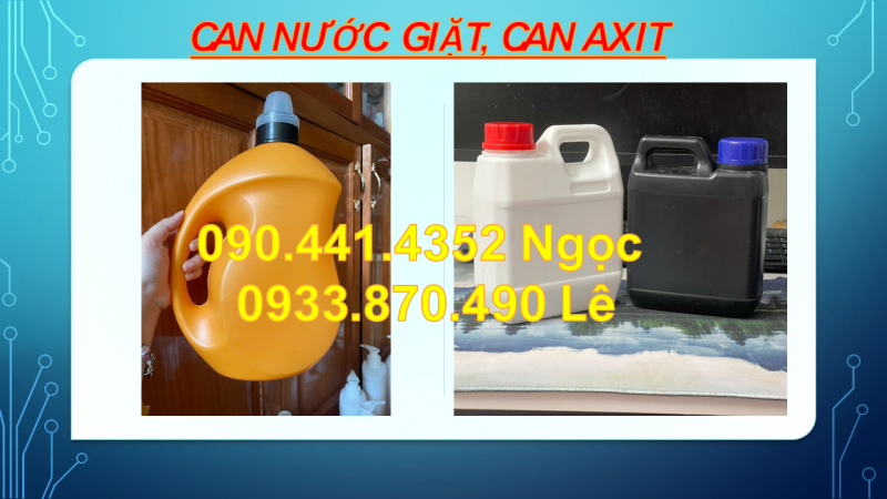 Can nhựa 0.5 lít đựng dầu oliu, can nhựa 500ml đựng nước rửa bình sữa 