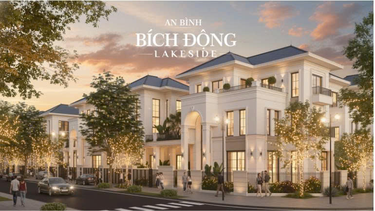 Bán lô góc Bích Động Lakeside - 160m²– Mặt đường lớn 22m – Mặt tiền 6m – Giá chỉ từ 70tr/m2