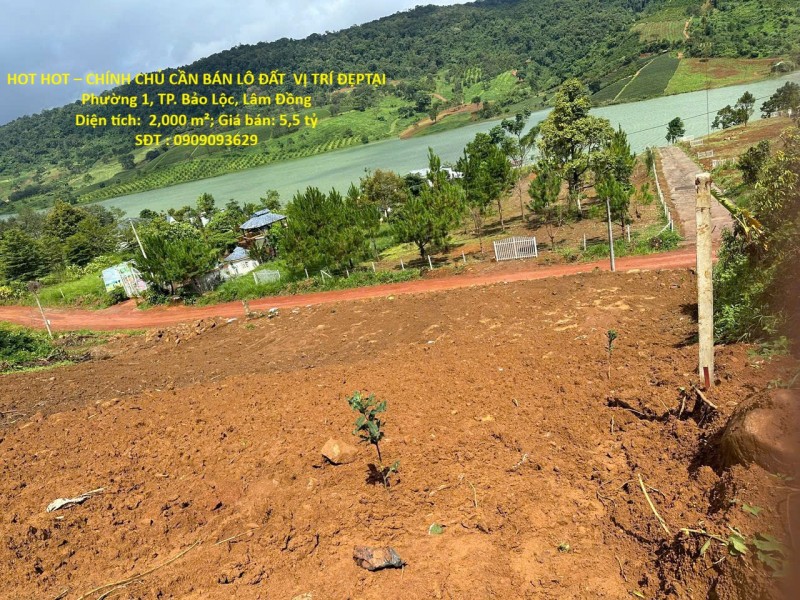 HOT HOT – CHÍNH CHỦ CẦN BÁN LÔ ĐẤT  VỊ TRÍ ĐẸPTẠI Phường 1, TP. Bảo Lộc, Lâm Đồng