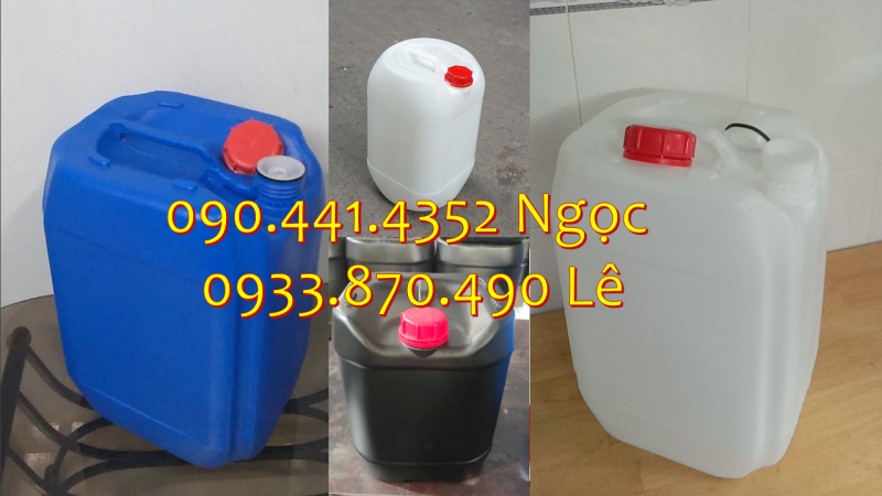 Can nhựa 25l đựng chất tẩy trắng, can nhựa 20 lít đựng thuốc nhuộm giày dép 