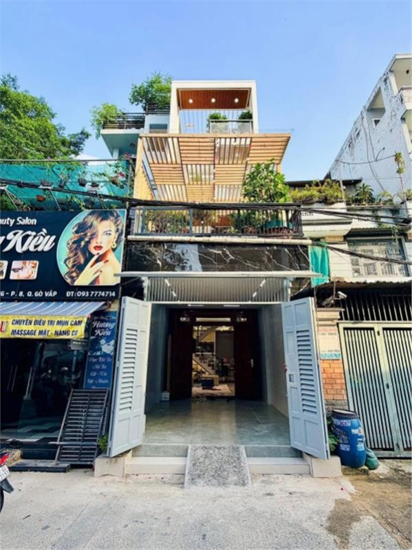 Bán nhà mặt tiền hẻm 872/ Quang Trung (4x18m) trệt 3 lầu 4pn giá 10,7 tỷ thương lượng