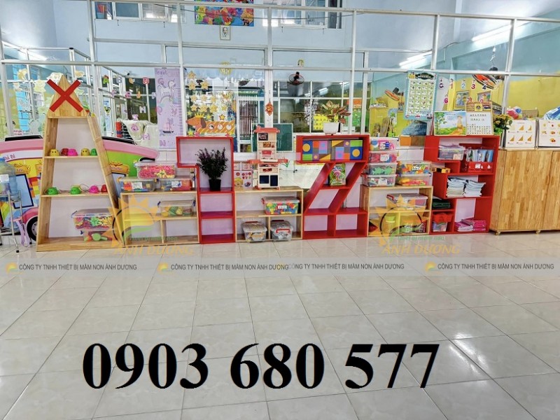 Chuyên cung cấp tủ kệ gỗ trẻ em cho trường lớp mẫu giáo, mầm non