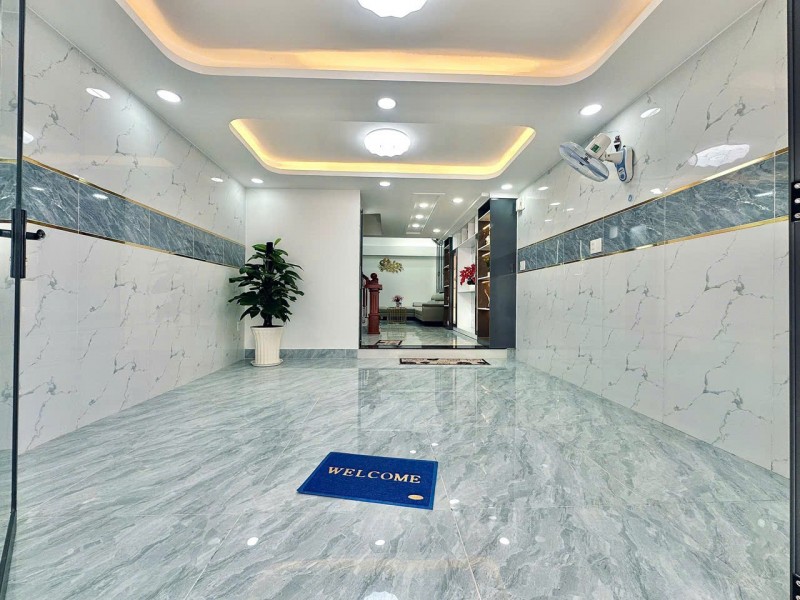 Hẻm ô tô đổ cổng Bùi Quang Là – thông Phan Huy Ích  46m²  1T 1Lửng 2L ST  4PN 6WC  Full nội thất xịn