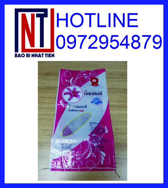 Sản xuất in ấn bao PP đựng gạo 10kg giá cạnh tranh