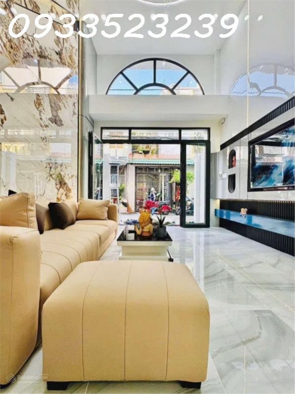 Xây mới 100% - khu phân lô đồng bộ - DT 4 x 13.7 nở hậu nhẹ - HXH tới cửa - 4 tầng - 4PN - full NT