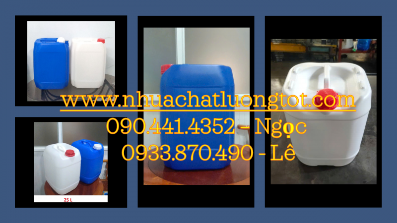 Can nhựa 10L đựng mật ong, can nhựa 20 lít đựng dầu oliu