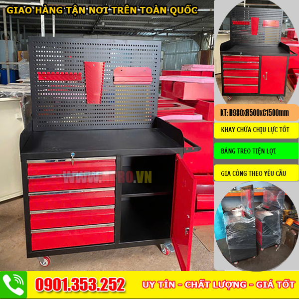 Tủ đồ nghề 2 cánh 6 ngăn, Tủ dụng cụ 2 cánh 4 ngăn 1 khay , Tủ dụng cụ 2 cánh 3 ngăn NP, Tủ đồ 2 cán