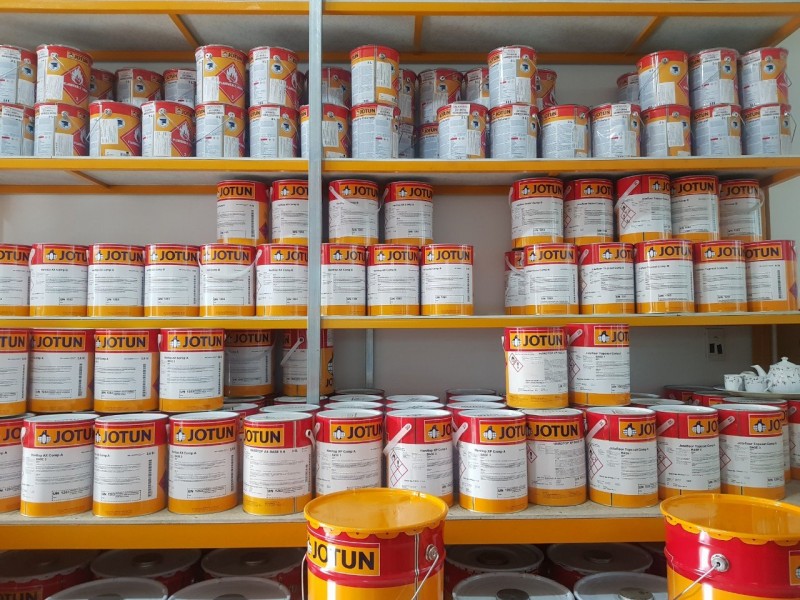 Tổng nhà phân phối sơn phủ epoxy Jotun Penguard Topcoat cho sắt thép trong nhà chính hãng giá rẻ 