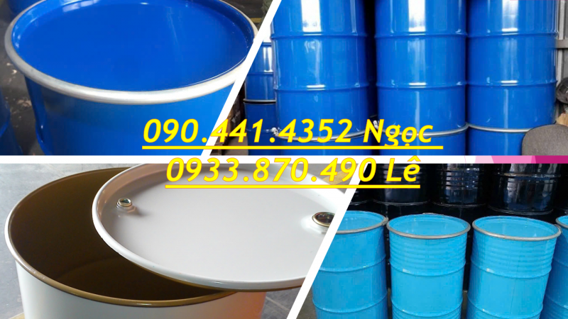 Thùng phuy sắt đựng thuốc nổ, thùng phuy sắt đựng hóa chất nhiệt độ cao 