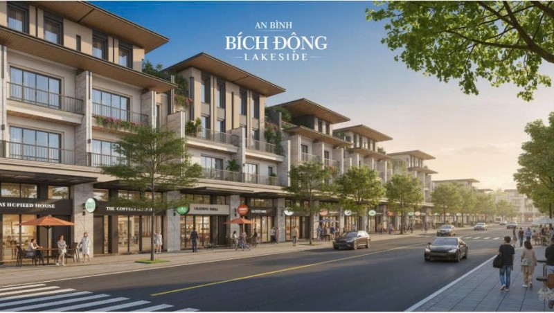 Bán shophouse Bích Động Lakeside - Mặt đường 22m - Gần TTTM - Giá chỉ từ 68 triệu/m²
