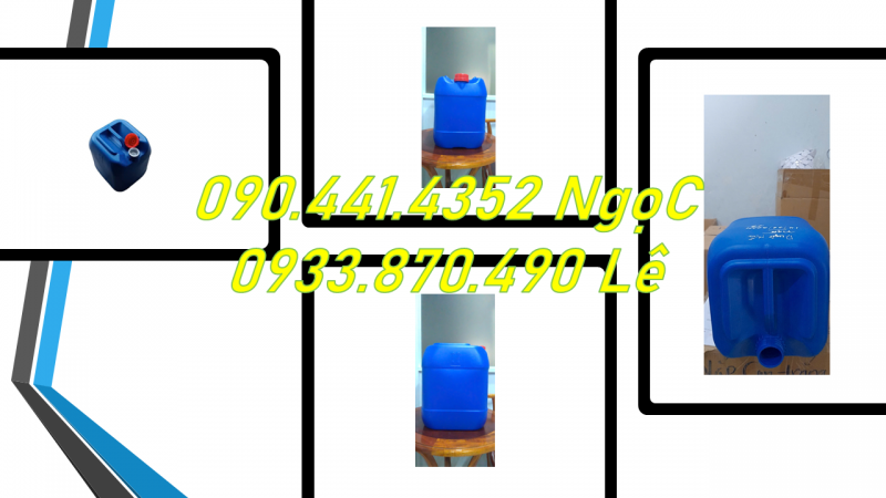 Can nhựa 20 lít mới dày 1kg250, can nhựa 25 lít chống ọc, can nhựa 30 lít đựng hóa chất 