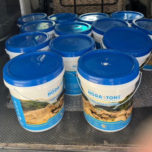 Tổng nhà phân phối sơn giả đá Hòa Bình Hodastone cho biệt thự, khách sạn, nhà thờ chính hãng giá rẻ 