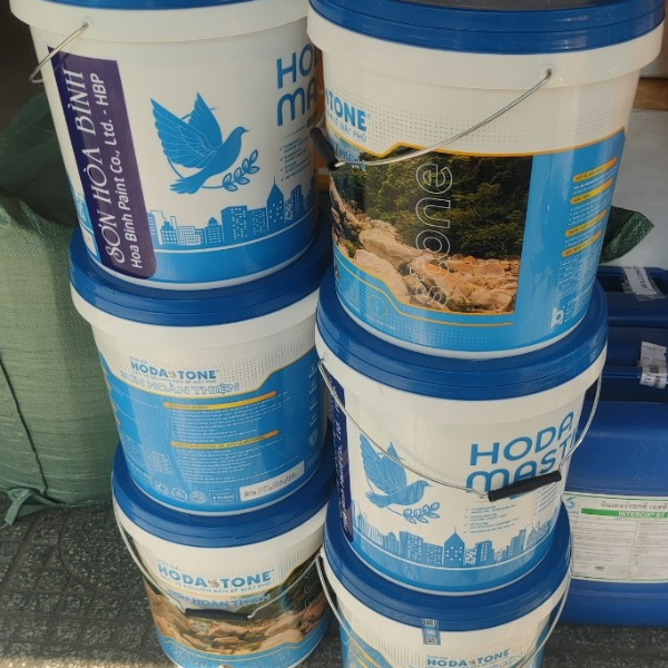Tổng nhà phân phối sơn giả đá Hòa Bình Hodastone cho biệt thự, khách sạn, nhà thờ chính hãng giá rẻ 