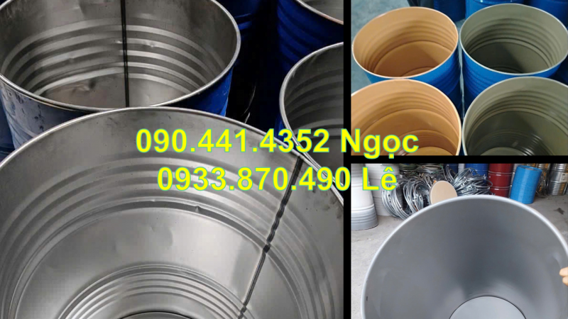 Kinh doanh thùng phi sắt đựng dầu lửa, thùng phuy sắt vận chuyển dầu mỏ 