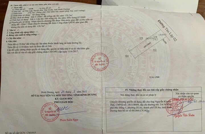 BÁN 3 LÔ ĐẤT LIỀN KỀ ĐƯỜNG TÂN LẬP 02 – PHƯỜNG TÂN UYÊN, TP.HCM – GẦN VSIP 3 – DIỆN TÍCH LỚN, TIỀM