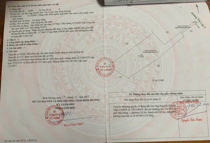 BÁN 3 LÔ ĐẤT LIỀN KỀ ĐƯỜNG TÂN LẬP 02 – PHƯỜNG TÂN UYÊN, TP.HCM – GẦN VSIP 3 – DIỆN TÍCH LỚN, TIỀM