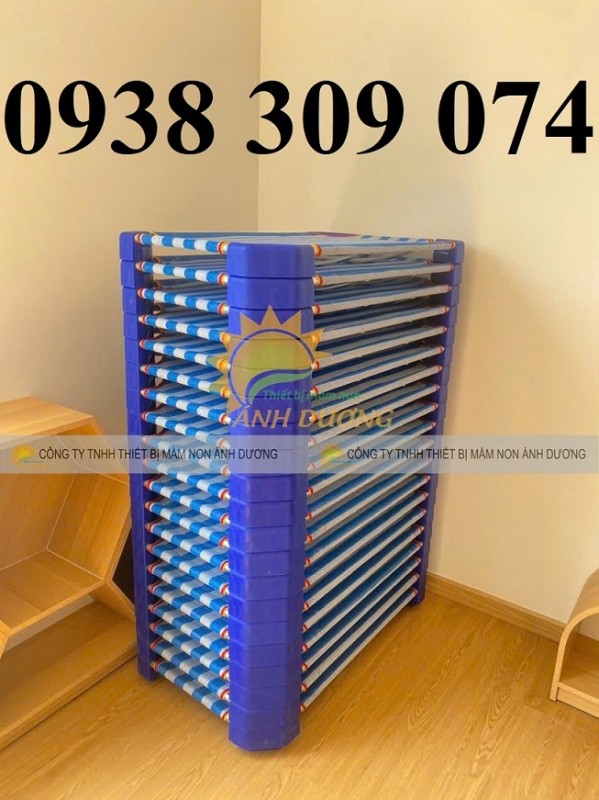 Giường lưới cho bé mầm non, giường lưới cho bé nhà trẻ