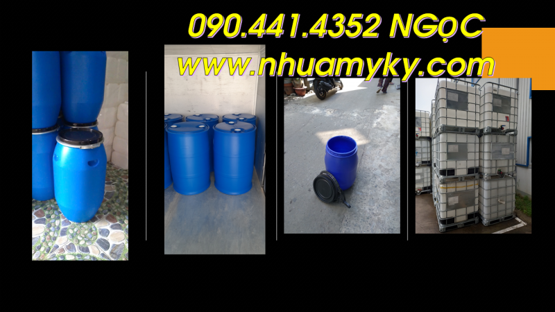  Bán thùng phuy nhựa 220 lít đựng hóa chất, thùng phuy nhựa 120 lít cũ có công dụng gì 