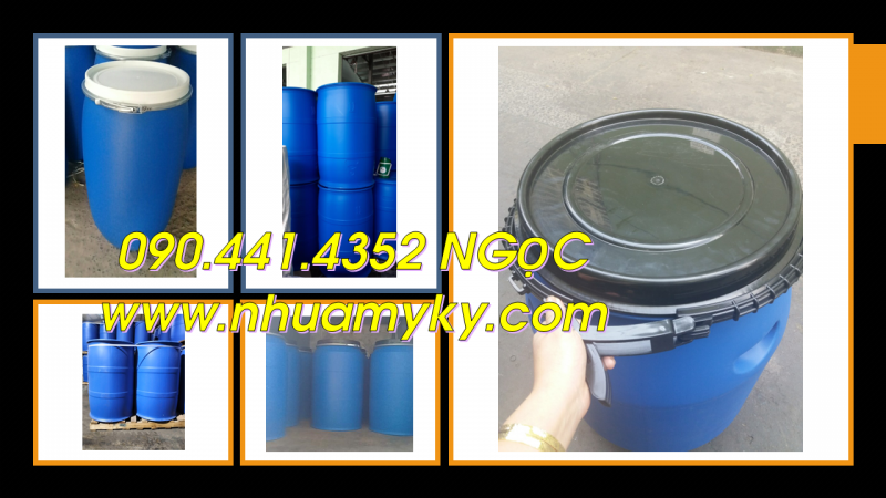  Bán thùng phuy nhựa 220 lít đựng hóa chất, thùng phuy nhựa 120 lít cũ có công dụng gì 