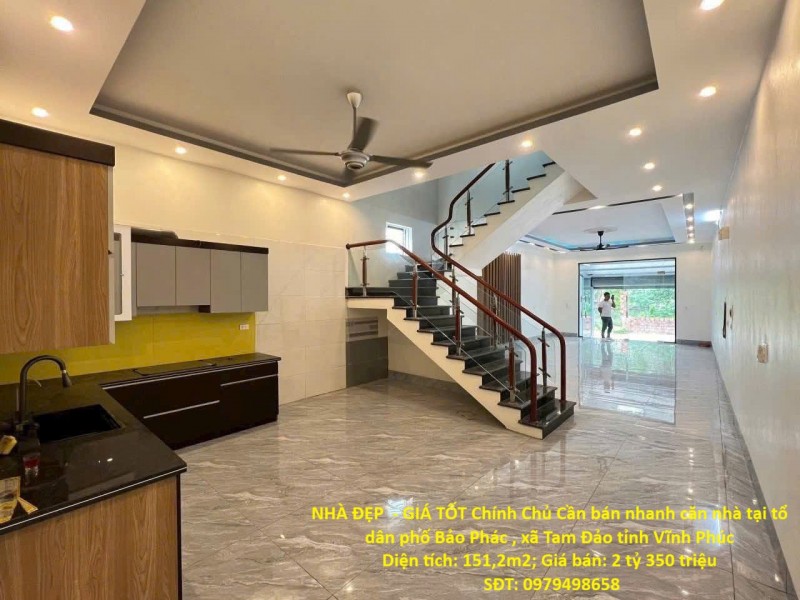 NHÀ ĐẸP  - GIÁ TỐT Chính Chủ Cần bán nhanh căn nhà tại xã Tam Đảo tỉnh Vĩnh Phúc