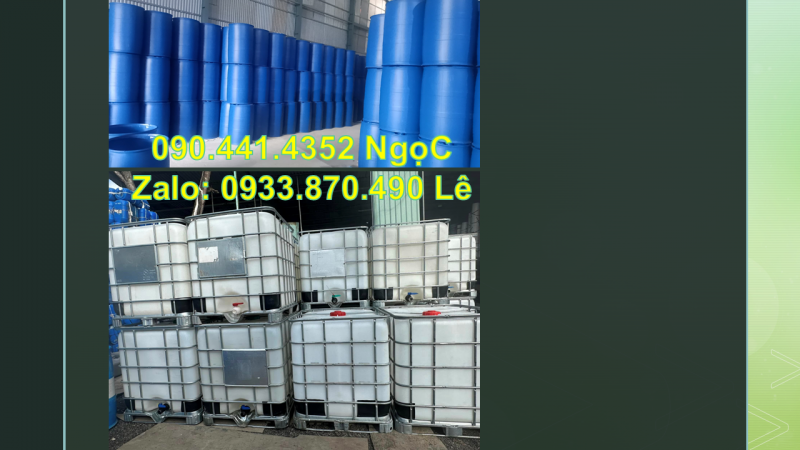 Thùng phuy nhựa 120L đựng nước uống, thùng phi nhựa 220L đựng nước sinh hoạt 