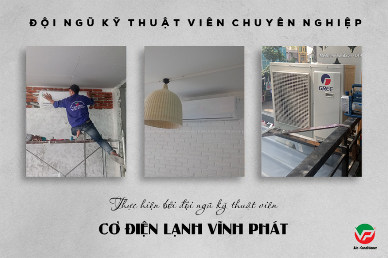 Dịch vụ thi công, lắp Điều hòa treo tường cho Studio tại các quận tại TPHCM uy tín, giá rẻ
