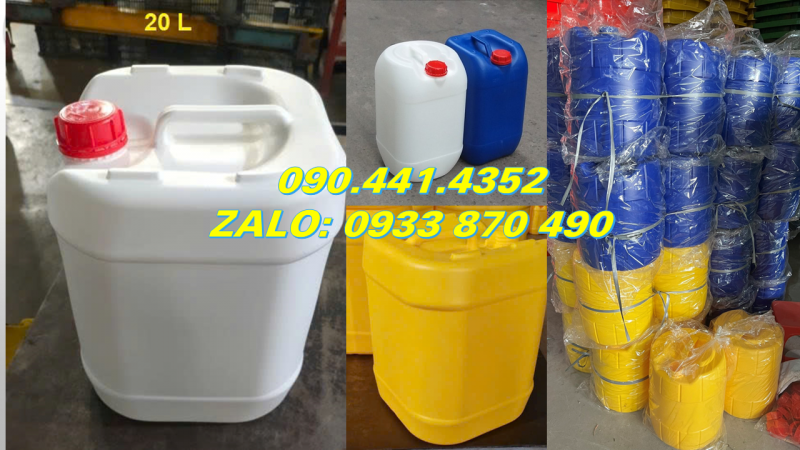 Can nhựa 30 lít đựng dầu công nghiệp, can nhựa 25 lít đựng hóa chất sinh khí 