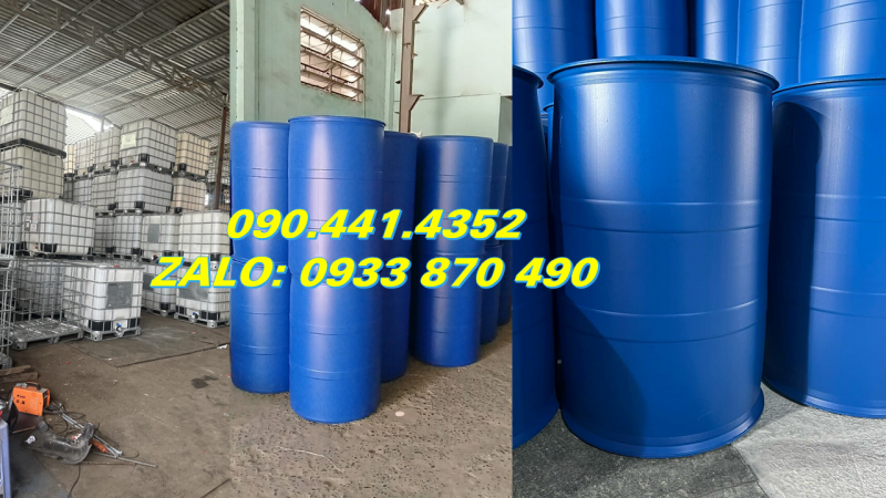 Thùng phuy nhựa 30 lít đựng hải sản trữ đông, thùng phuy 50 lít xuất khẩu cá tươi