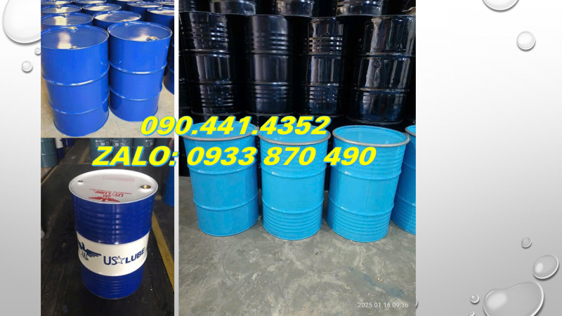 Gía thùng phi sắt 220 lít, thùng phuy sắt đựng hóa chất mua ở đâu giá rẻ